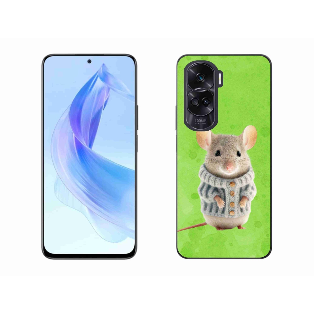 Gél borítás mmCase a Honor 90 Lite-hoz - egér pulóverben