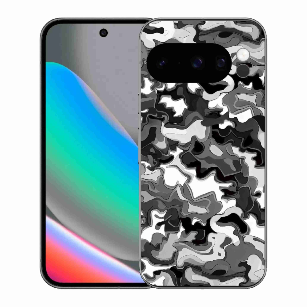 Zselés borítás mmCase a Google Pixel 10 Pro számára - álcázó minta 3