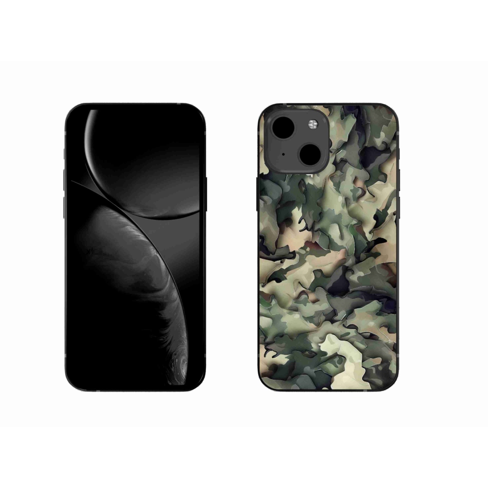 Zselés borítás mmCase iPhone 13 6.1 készülékhez - terepszínű minta 9