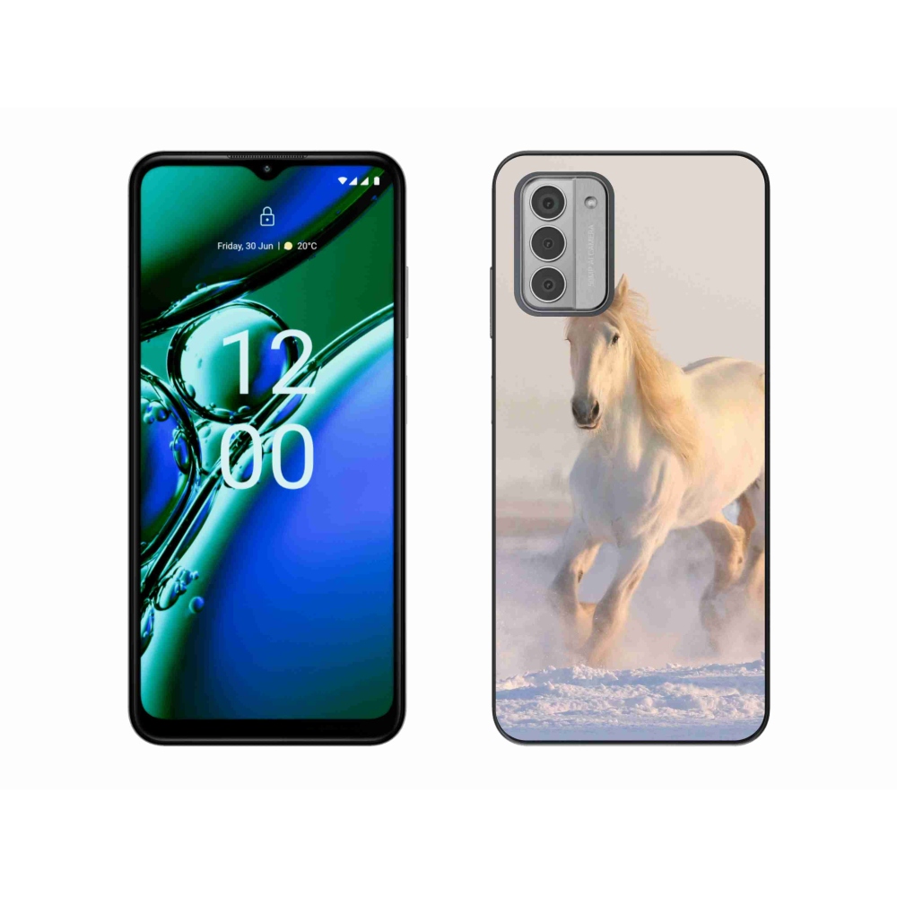 Gél tok mmCase a Nokia G42 készülékhez - ló a hóban