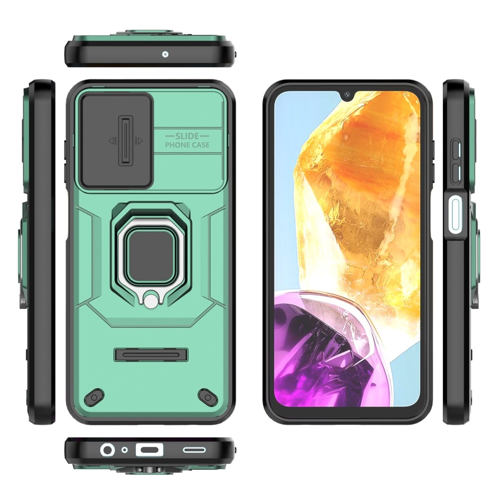Lencseálló hibrid borítás Samsung Galaxy M15 5G készülékhez - zöld