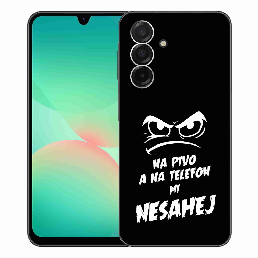 Gél borítás mmCase Samsung Galaxy A26 5G - sör motívum 2 fekete háttérrel