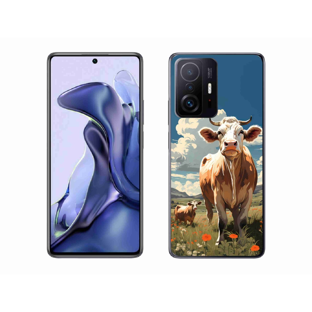 Gél borítás mmCase a Xiaomi 11T-hez - tehenek a réten