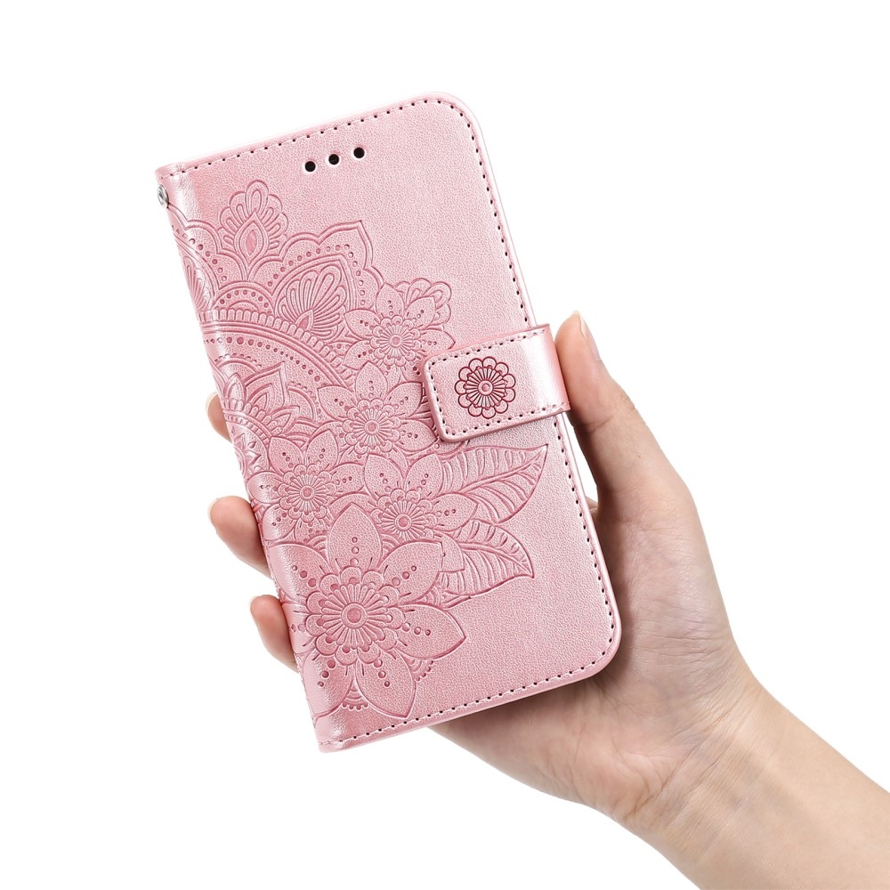 Mandala könyv tok a Vivo V50 Lite 4G/5G készülékhez - rózsaszín