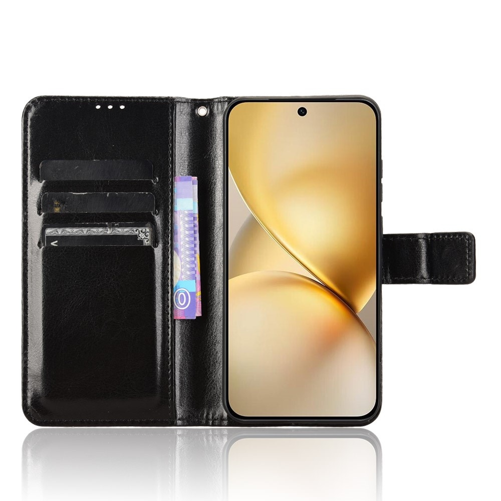 Őrült könyv tok a Vivo X200 5G-hez - fekete