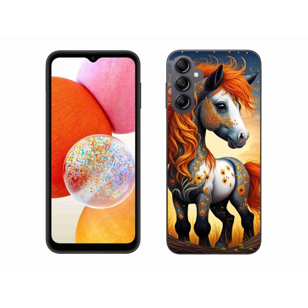 Zselés borítás mmCase Samsung Galaxy A14 4G/5G - színes póni