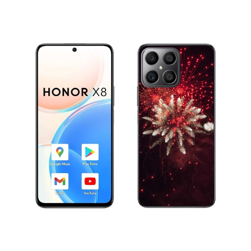 Gél borítás mmCase a Honor X8 4G-hez - tűzijáték