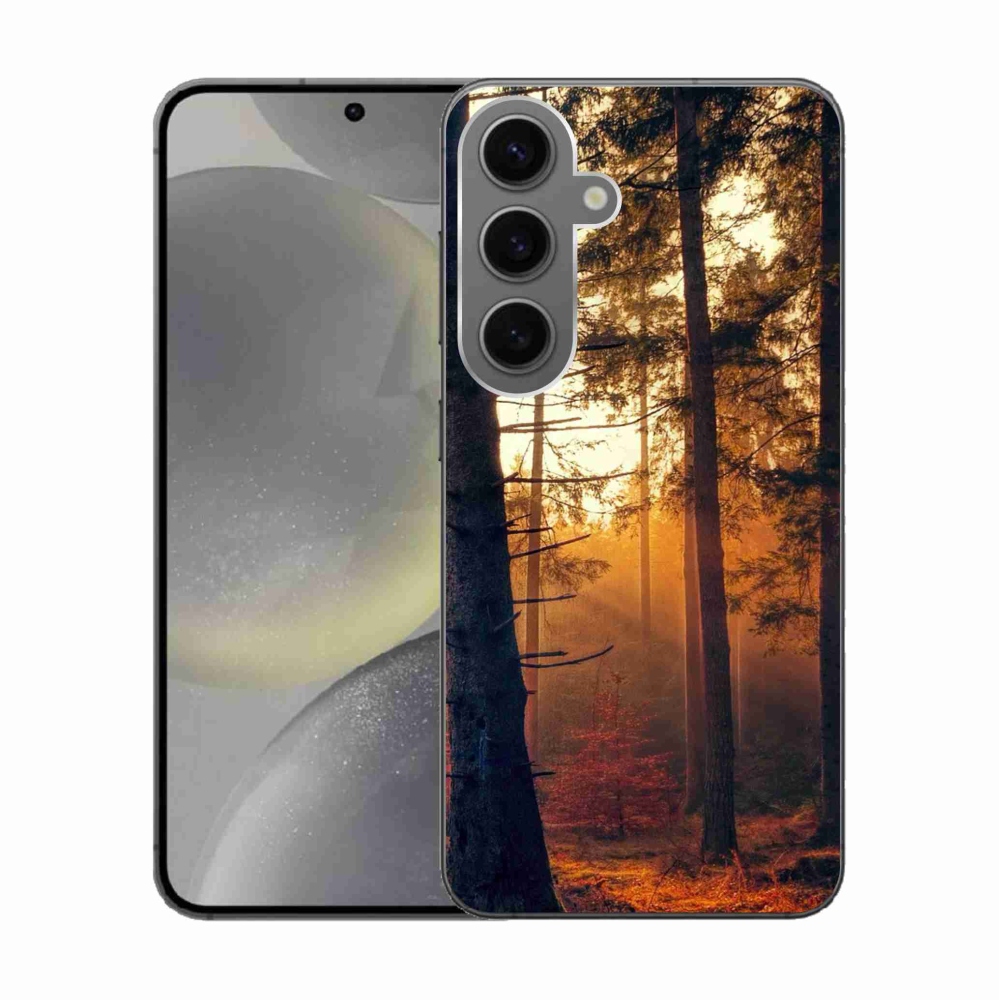 Gél tok mmCase Samsung Galaxy S24 készülékhez - erdő
