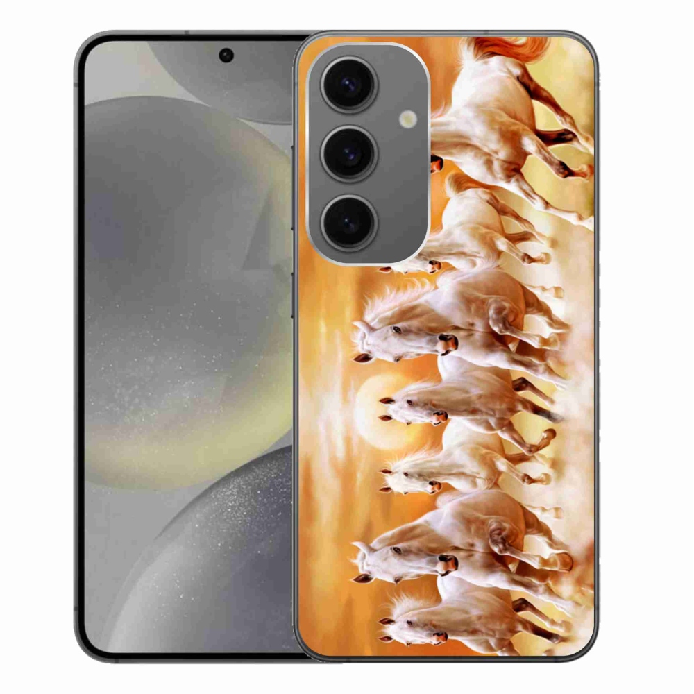 Gél tok mmCase a Samsung Galaxy S24+ készülékhez - lovak 2