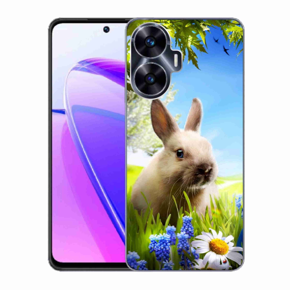Gél borítás mmCase a Realme C55 készülékhez - nyuszi