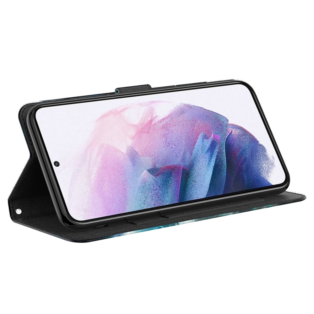 Nyomtatott könyv tok Samsung Galaxy A55 5G készülékhez - absztrakt minta