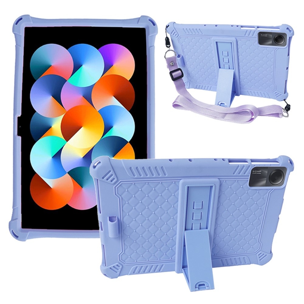 Szilikon borítás pánttal Xiaomi Redmi Pad SE-hez - lila