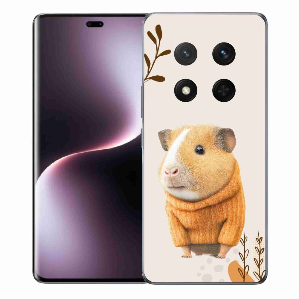 Gél borítás mmCase a Honor Magic 7 Lite 5G számára - tengerimalac a pulóverben