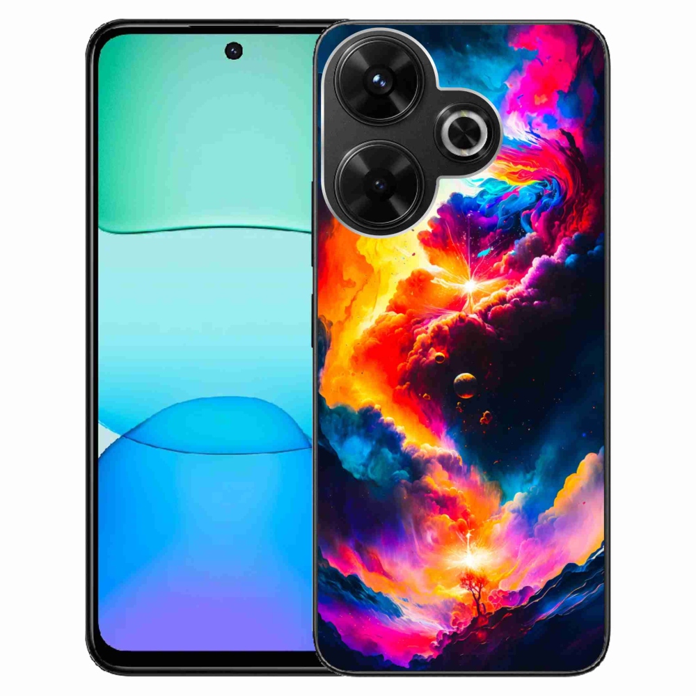 Gél borítás mmCase a Xiaomi Redmi 13 4G/Poco M6 4G számára - absztrakt motívum