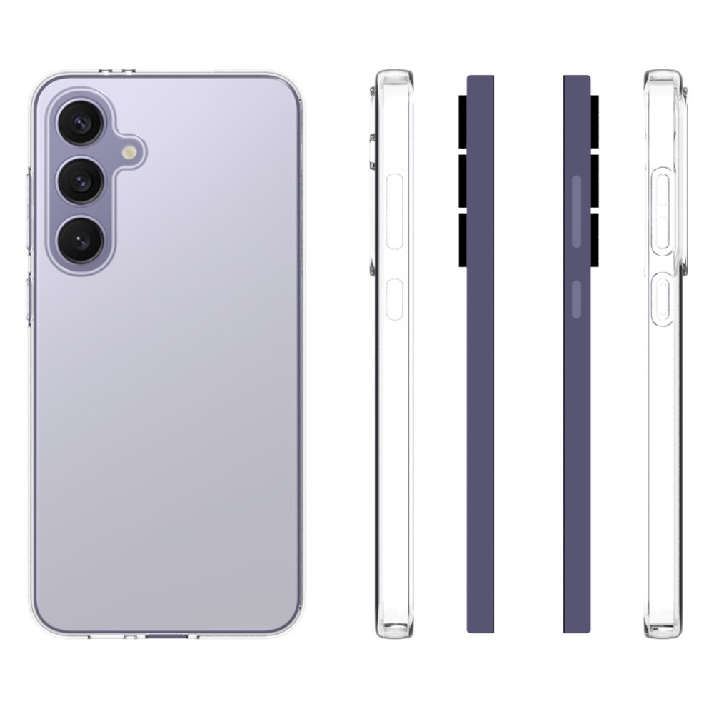 Gél tok Samsung Galaxy S24 FE készülékhez - átlátszó