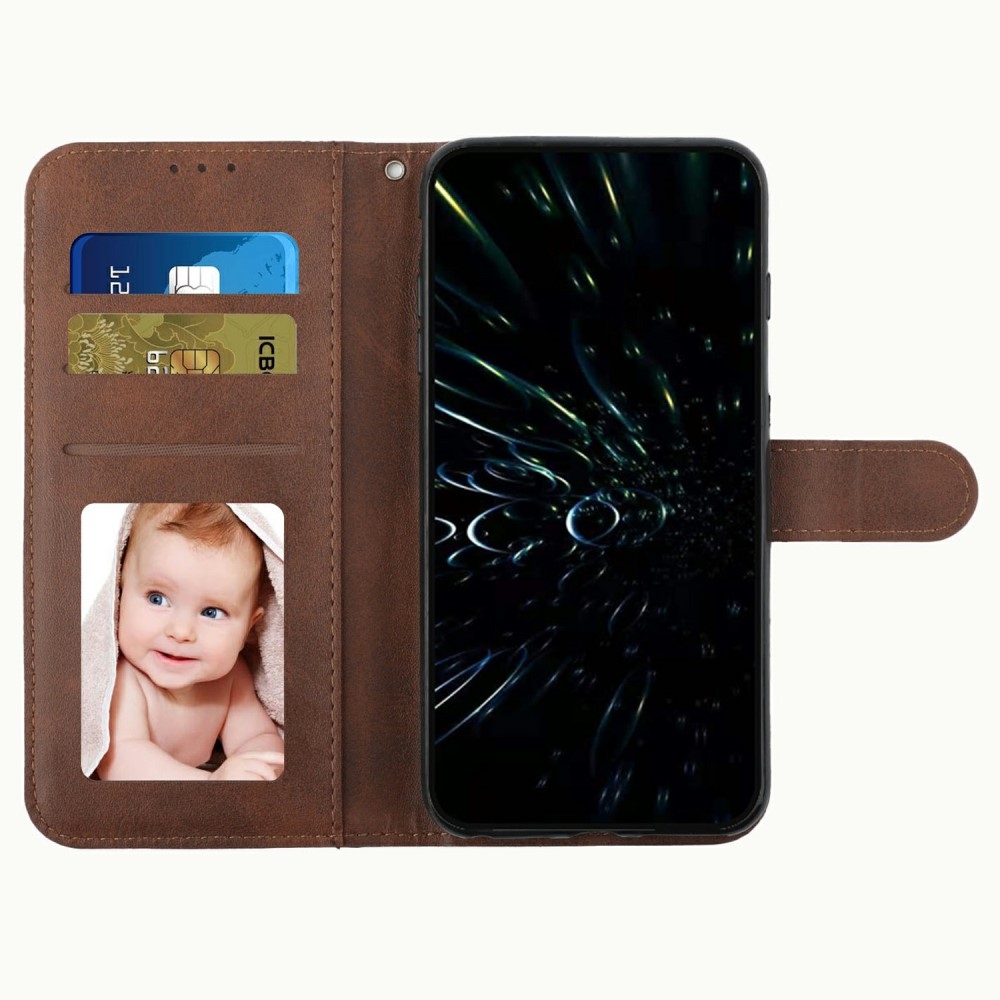 Line könyvtáska a Realme C75 készülékhez - barna