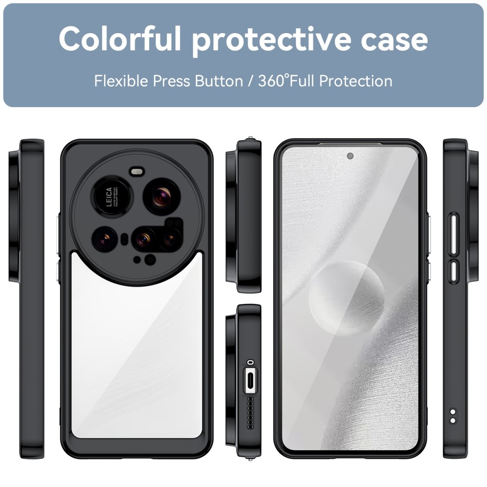 Gél tok fix hátlappal Xiaomi 15 Ultra - fekete