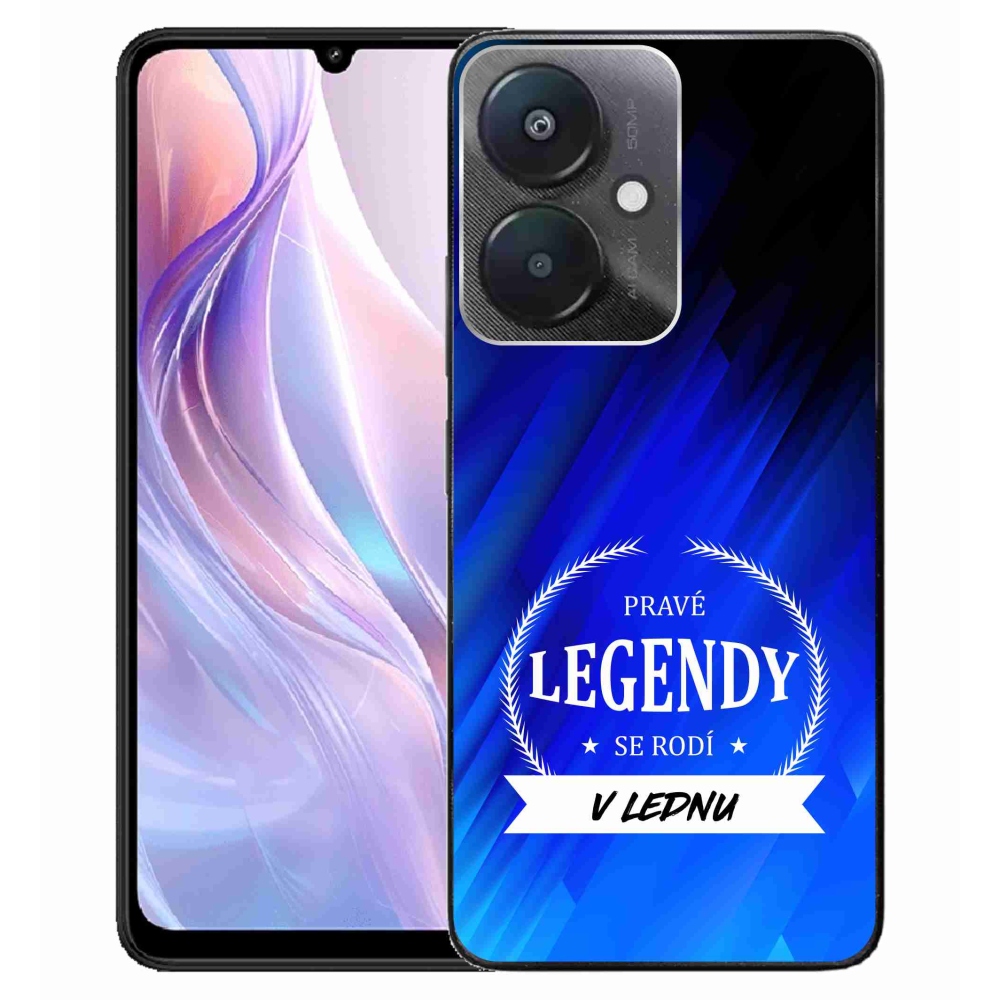 Gél borítás mmCase a Xiaomi Redmi 13C 5G - Legendák januárban kék háttérrel