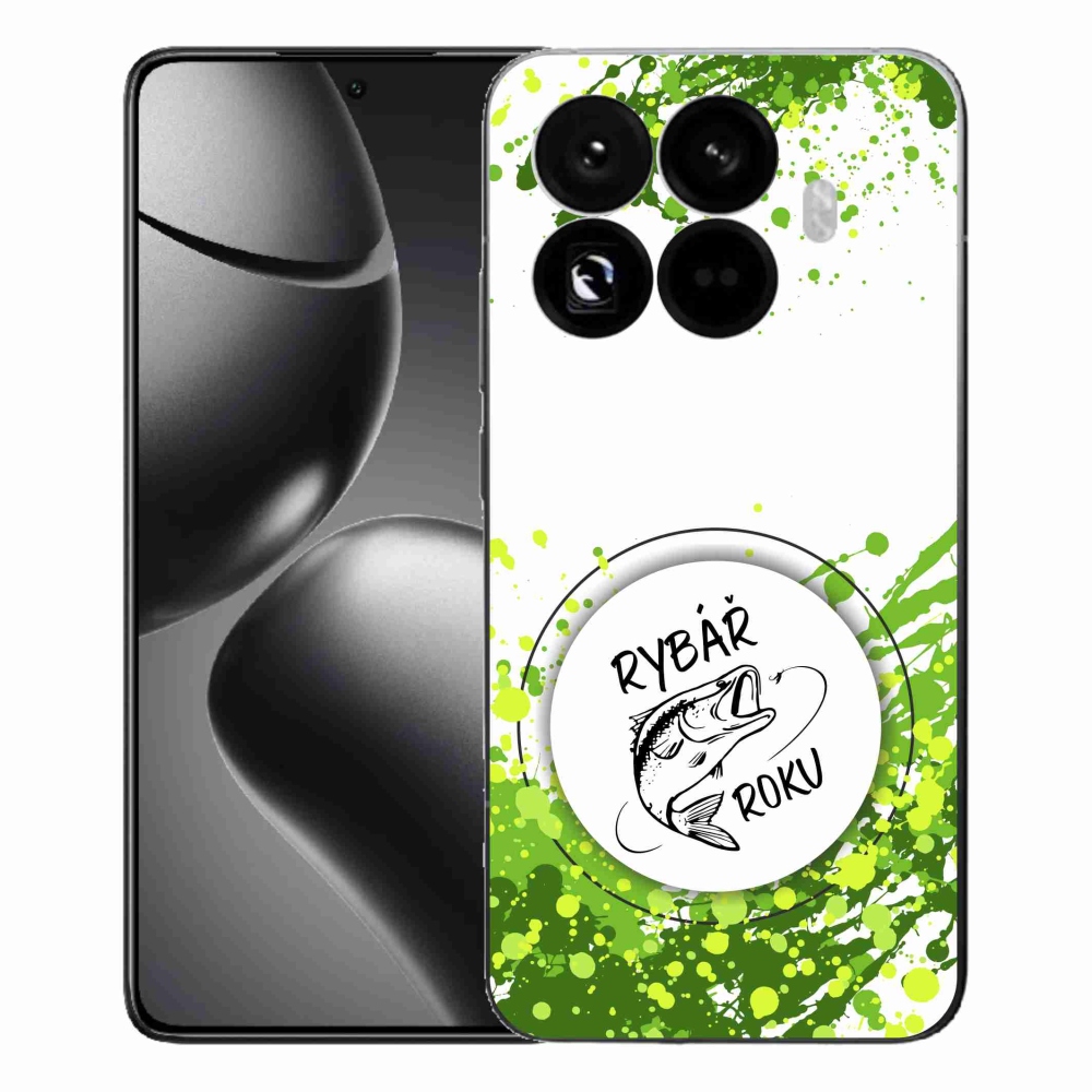 Gél borítás mmCase a Xiaomi 15T Pro számára - az év halászának fehér háttere