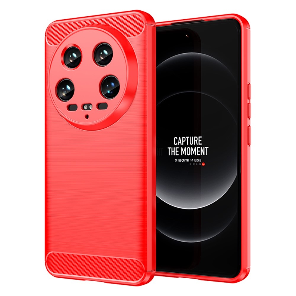 Szénálló zselés tok Xiaomi 14 Ultra - piros