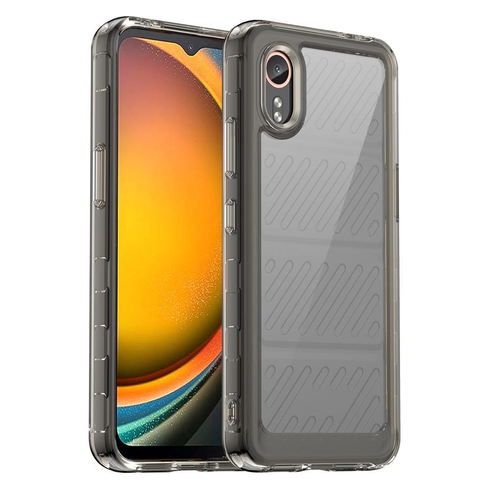 Gél tok kemény hátlappal Samsung Galaxy Xcover 7 készülékhez - szürke