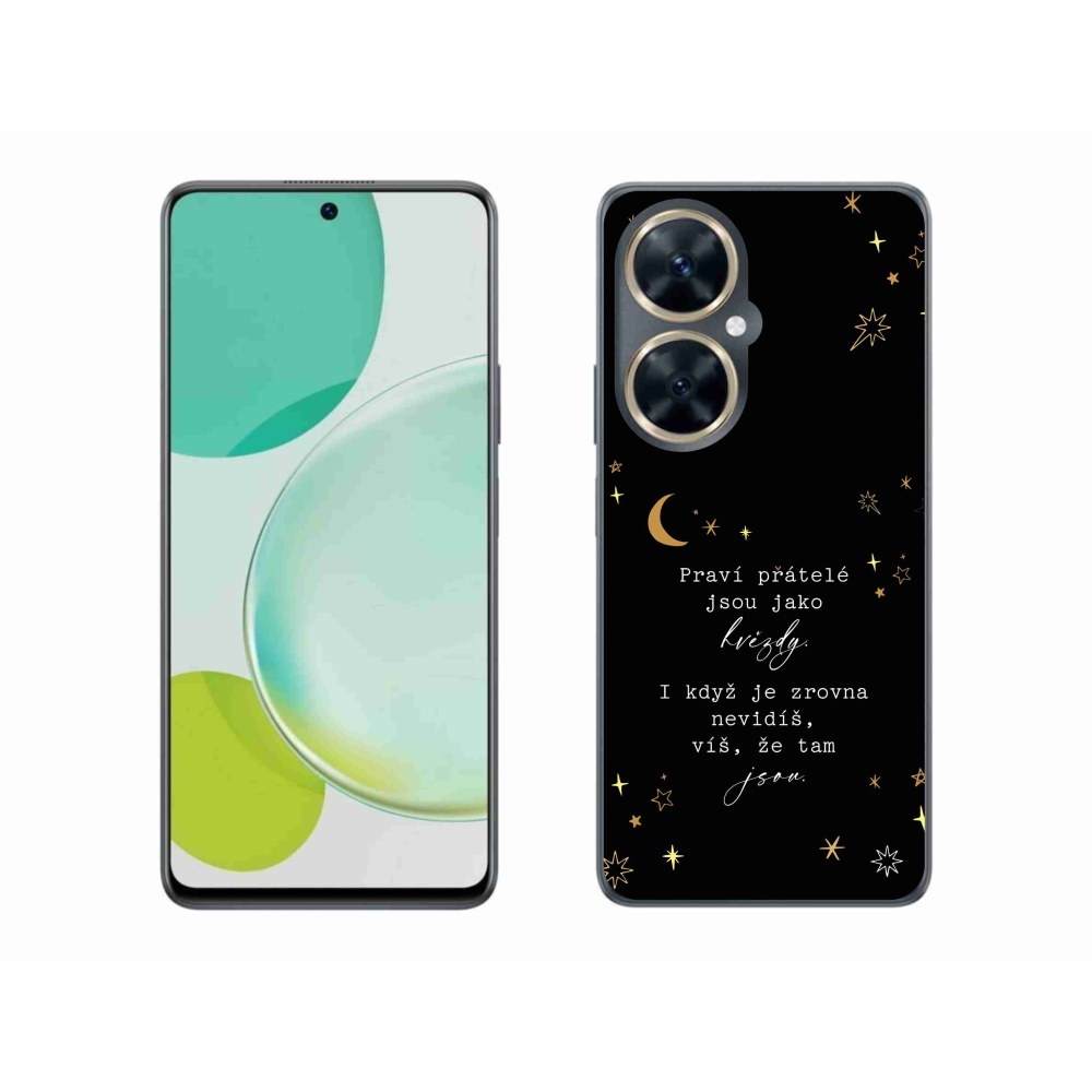 Gél borítás mmCase a Huawei Nova 11i - idézet 6 fekete háttérrel
