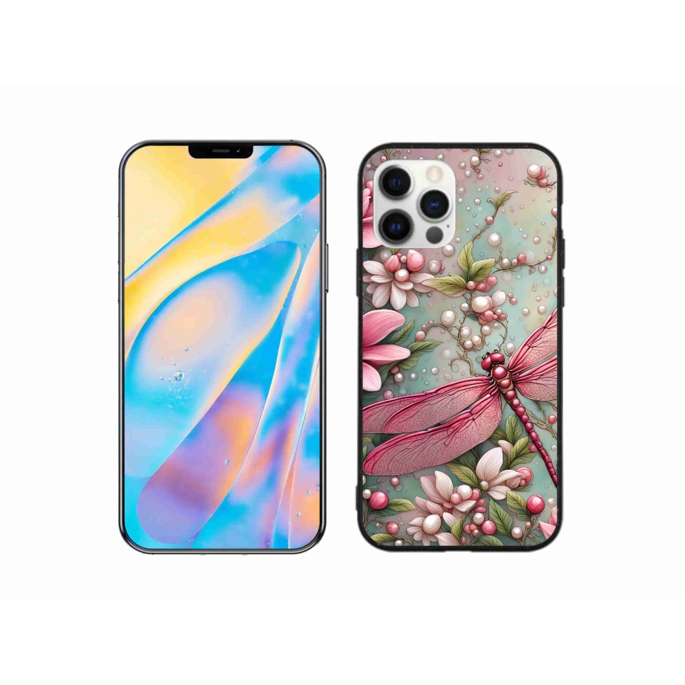 Gél borítás mmCase iPhone 12 készülékhez - szitakötő