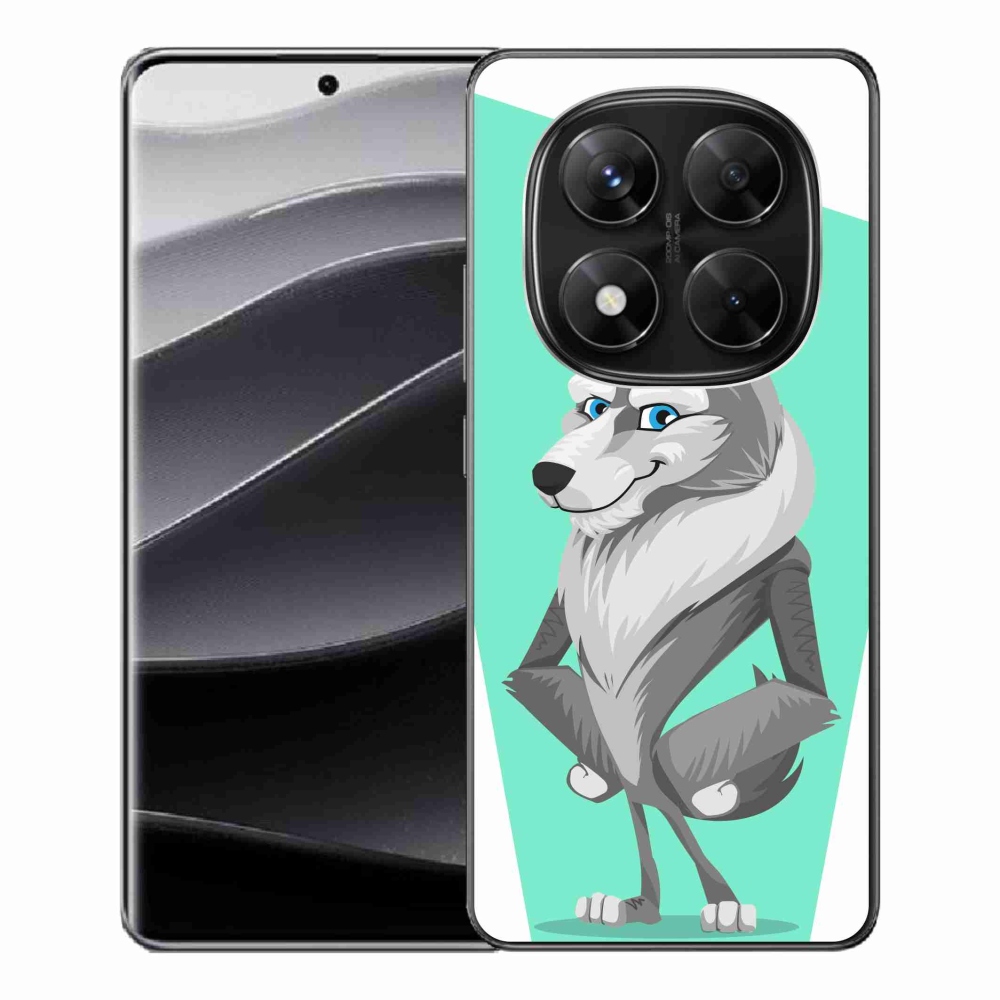 Gél borítás mmCase a Xiaomi Redmi Note 14 Pro 5G/Poco X7 5G számára - rajzfilm farkas