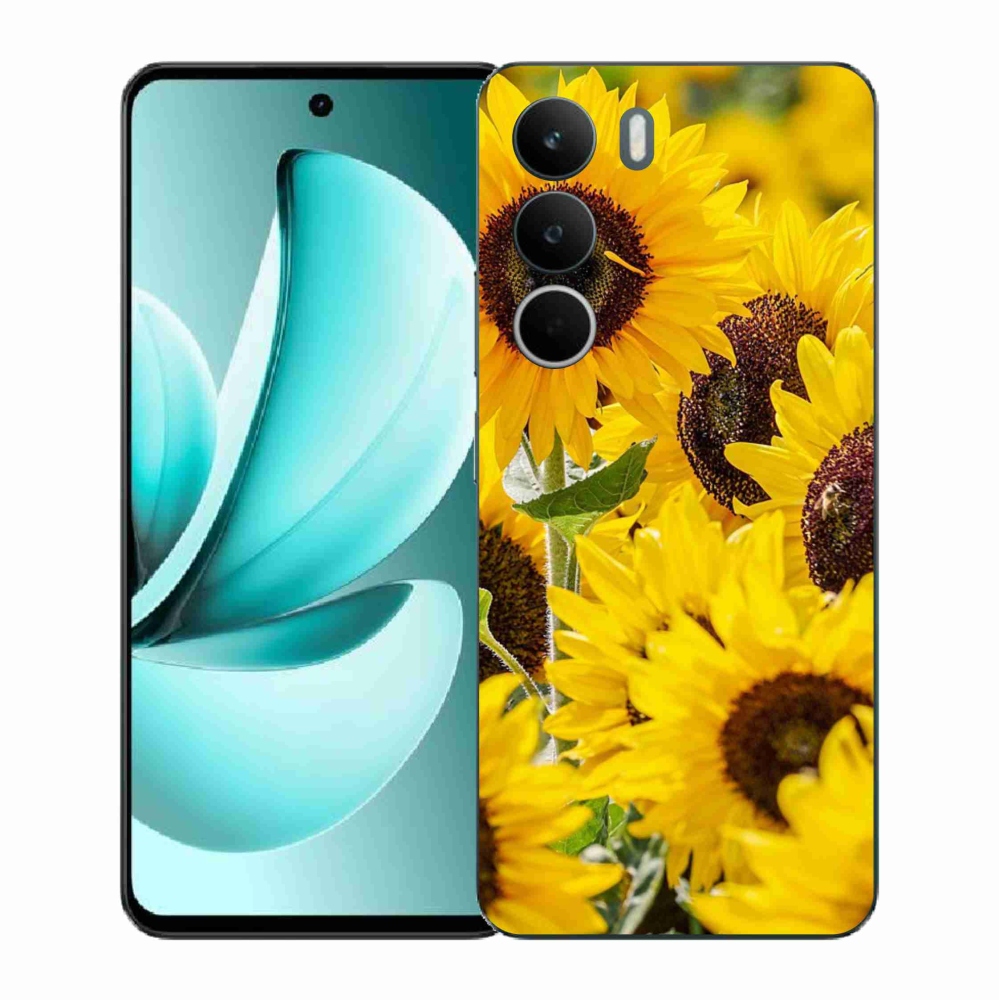 Zselés borítás mmCase a Realme C71 készülékhez - napraforgó