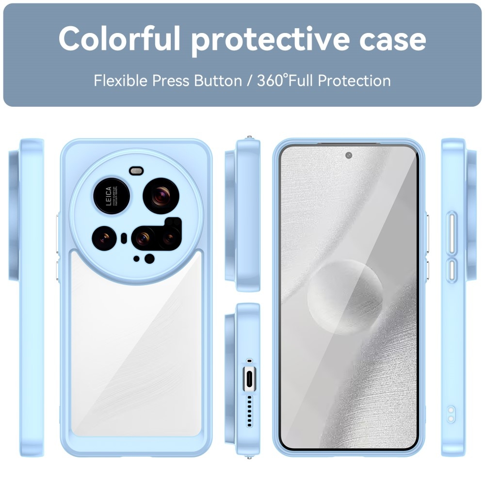 Gél tok fix hátlappal Xiaomi 15 Ultra - kék
