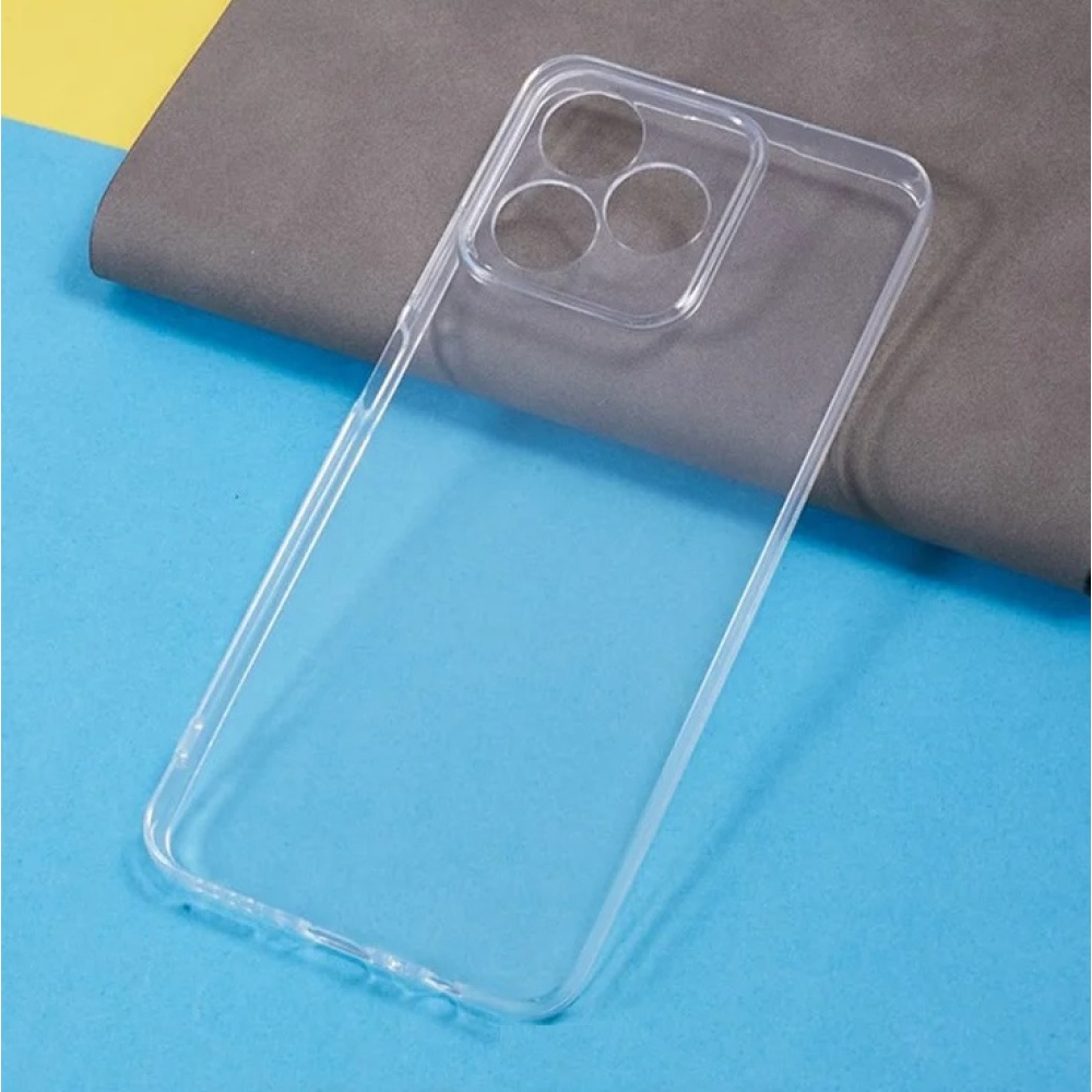Átlátszó zselés tok a Realme Note 50 készülékhez - átlátszó