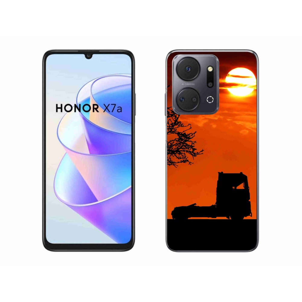 Zselés borítás mmCase a Honor X7a készülékhez - teherautó 3