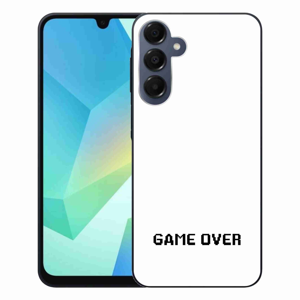 Gél borítás mmCase Samsung Galaxy A16 4G/5G - játék fehér háttérrel