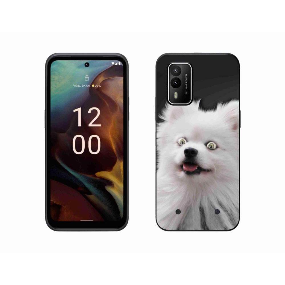 Zselés borítás mmCase a Nokia XR21 készülékhez - fehér tipp