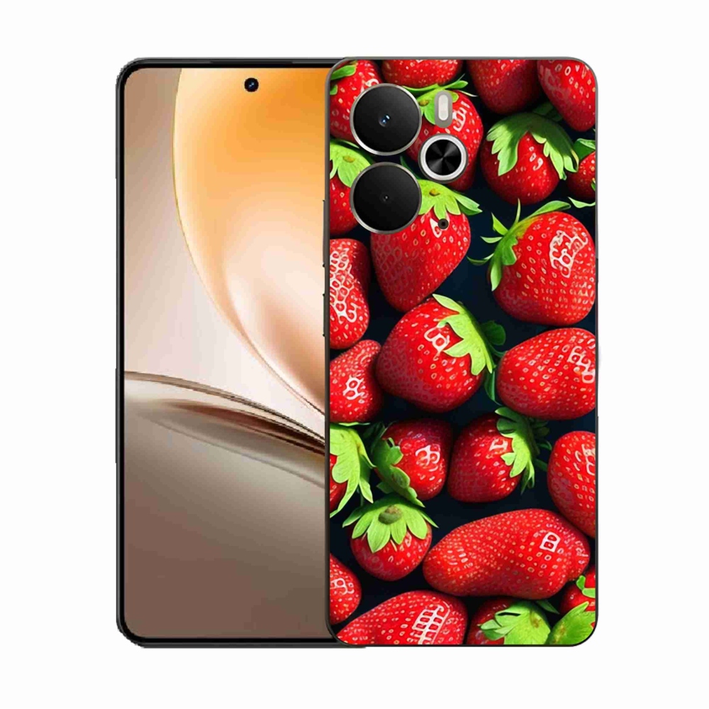 Gél borító mmCase a Realme 14 5G készülékhez - eper