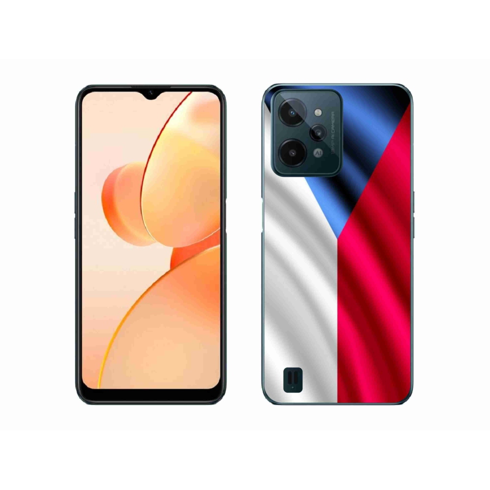 Zselés borító mmCase mobilhoz Realme C31 - cseh zászló