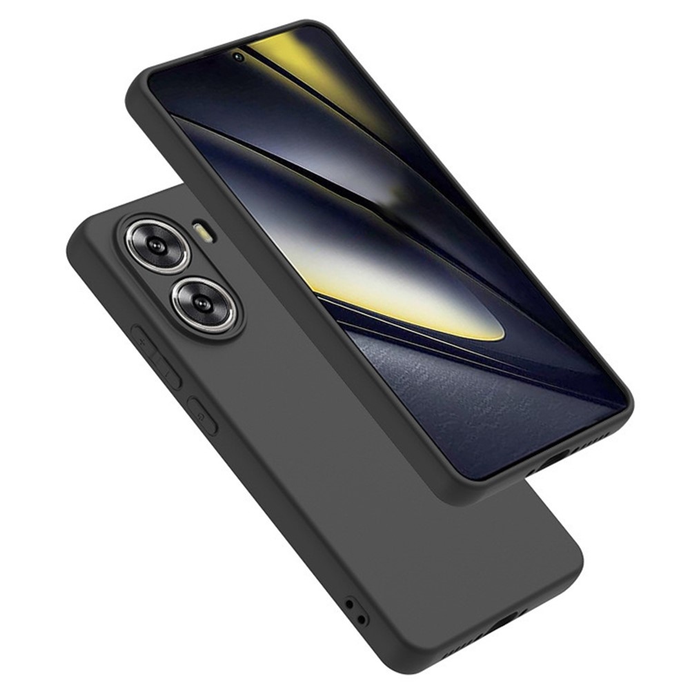 Matt zselés tok a Xiaomi Poco X7 Pro 5G készülékhez - fekete