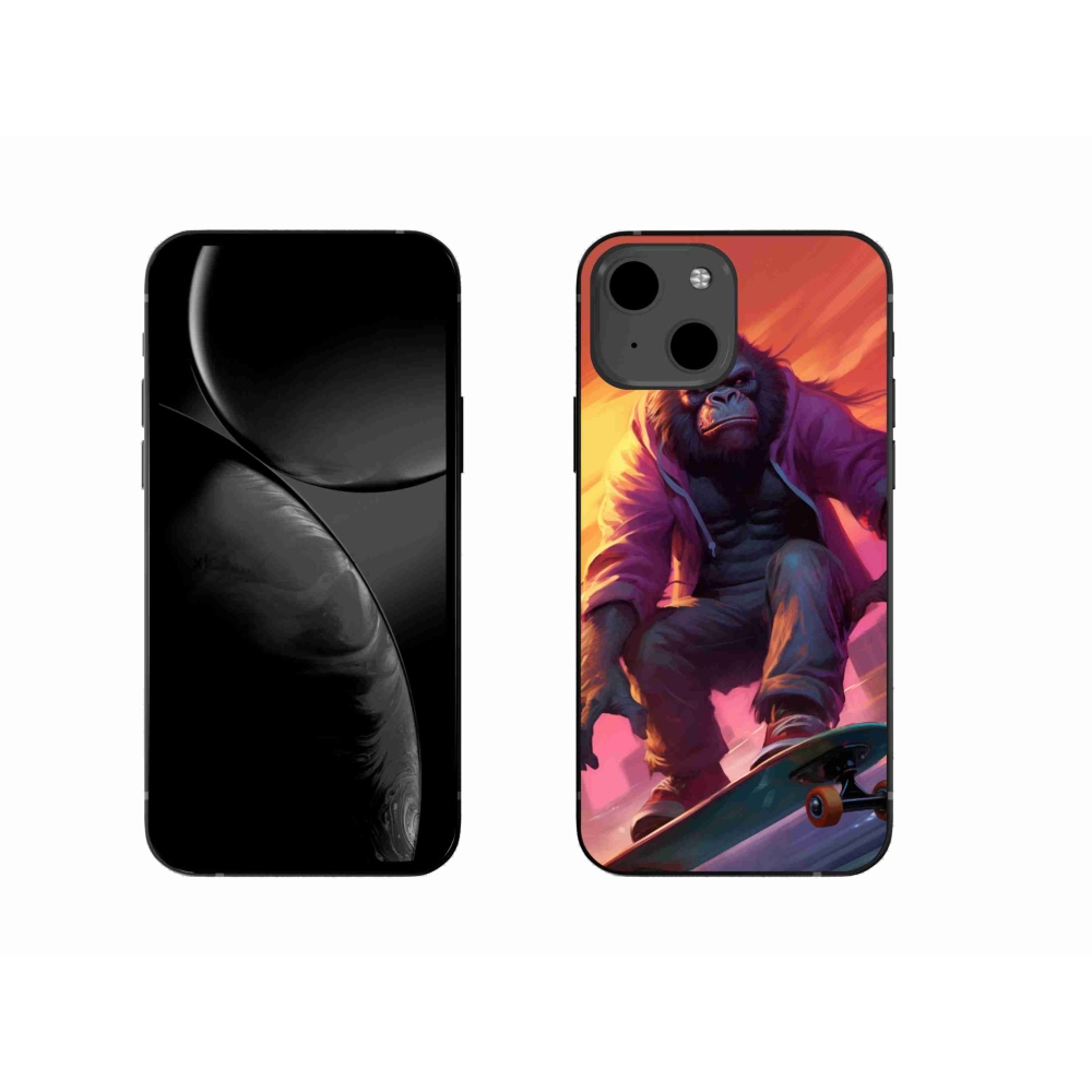 Zselés borítás mmCase iPhone 13-hoz - gorilla gördeszkán