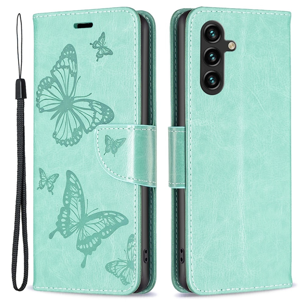 Pillangó könyvtáska Samsung Galaxy A55 5G - teal - teal