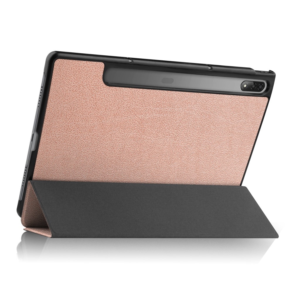 Ügyes záró tok Lenovo Tab P12 Pro táblagéphez - rózsaarany