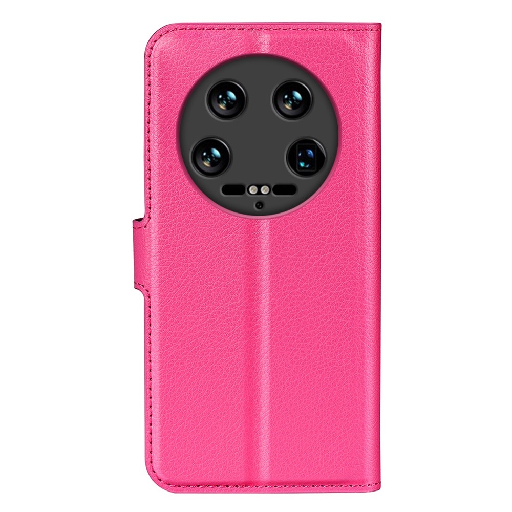 Litchi könyv tok Xiaomi 14 Ultra - rózsa