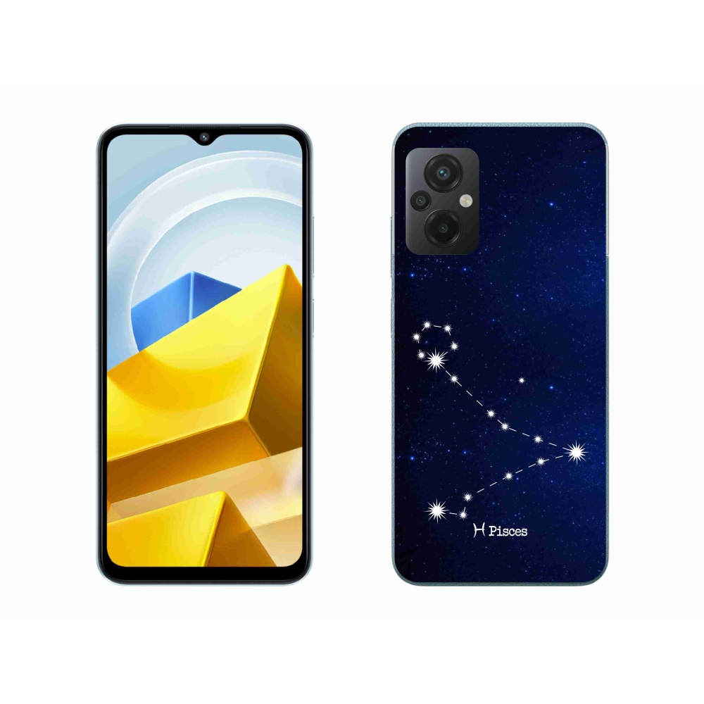 Gél borítás mmCase a Xiaomi Poco M5 4G-hez - csillagkép Halak