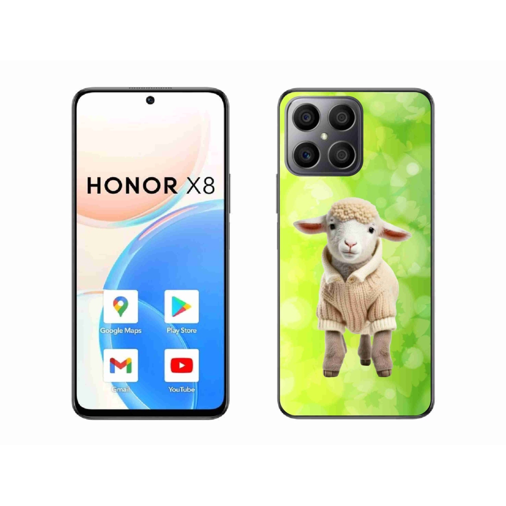 Zselés borítás mmCase a Honor X8-hoz - bárány pulóverben