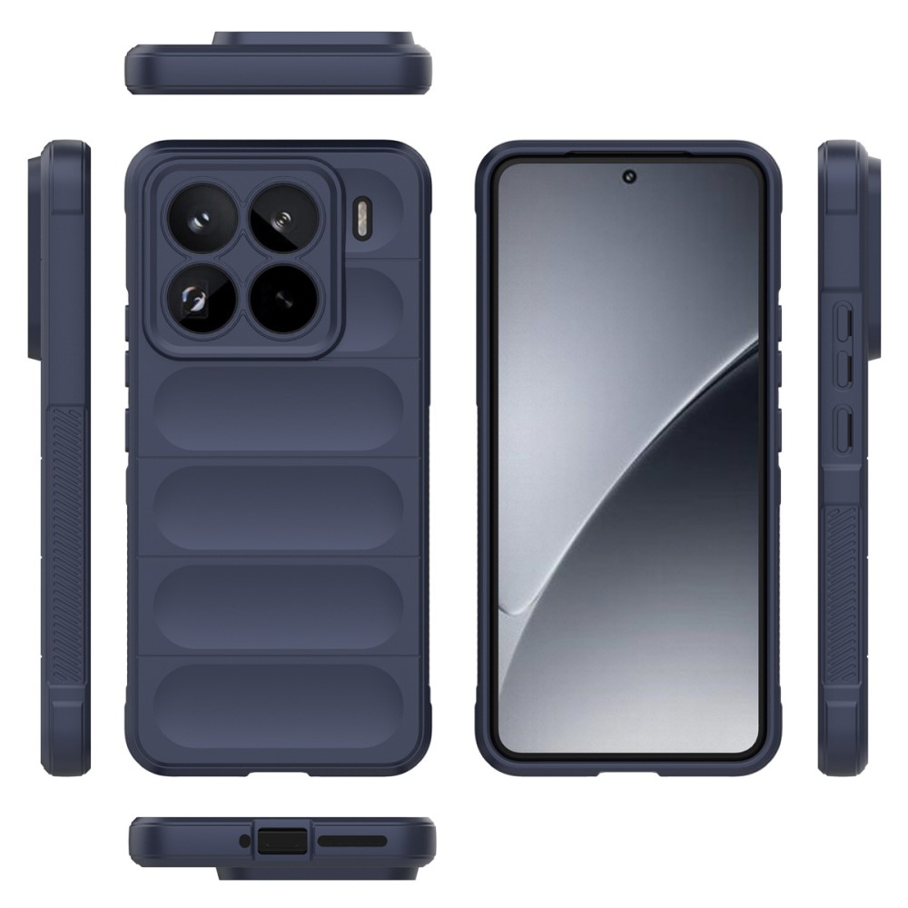 Rugg tartós zselés tok Xiaomi 15 Pro - sötétkék