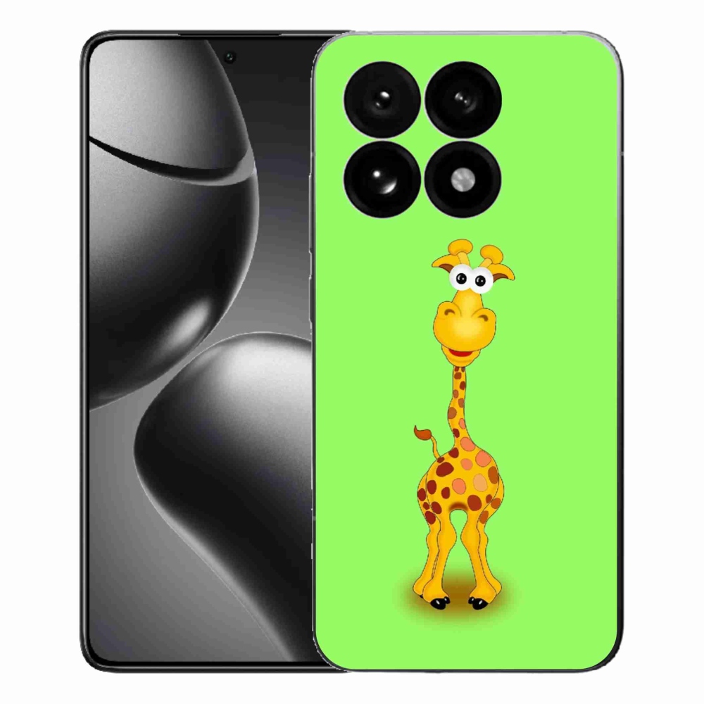 Gél borítás mmCase a Xiaomi 15T-hez - rajzfilm zsiráf