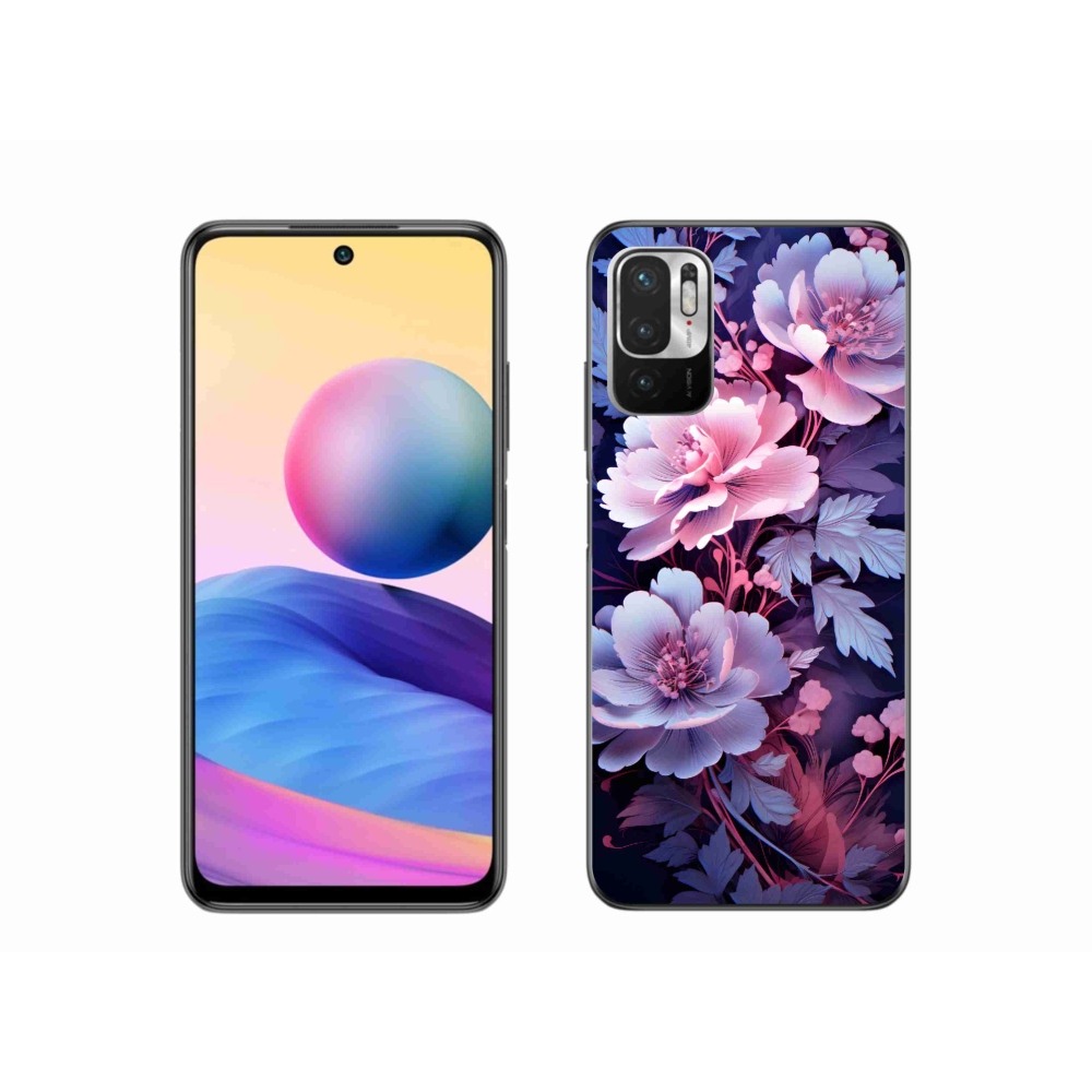 Gél borító mmCase a Xiaomi Redmi Note 10 5G számára - virágok 11