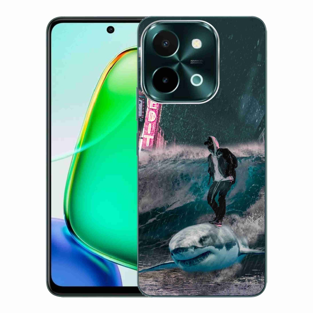 Zselés borítás mmCase a Vivo Y28-hoz - cápa