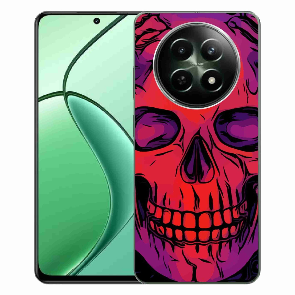 Zselés tok mmCase a Realme 12 5G/12x 5G készülékhez - koponya