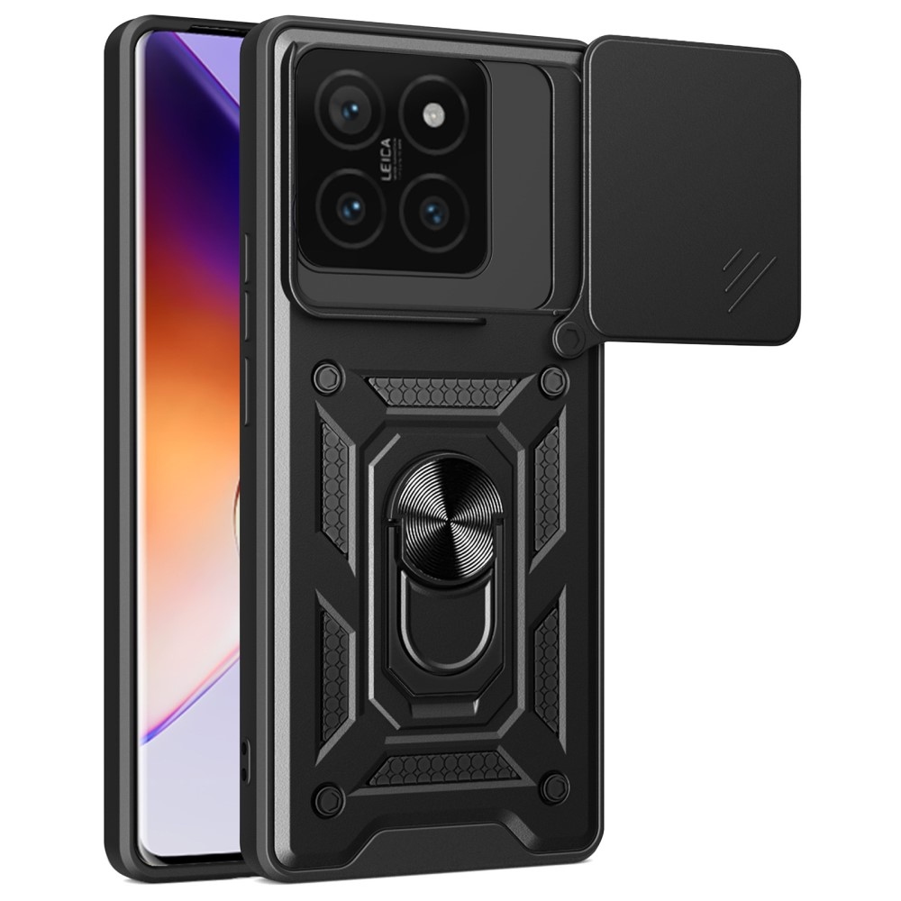 Tartós csúszásálló borítás Xiaomi 14T-hez - fekete