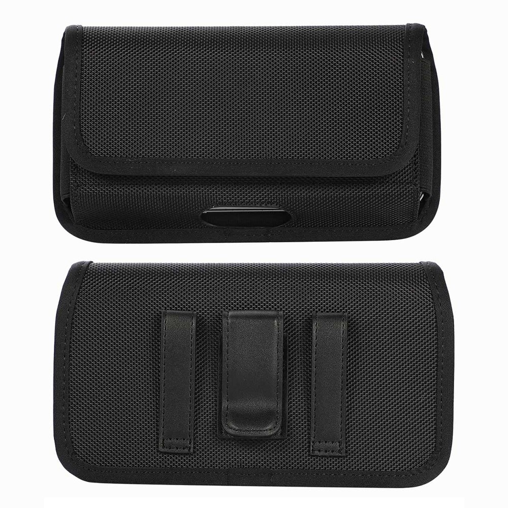 Nylon univerzális övtáska 175 x 95 x 20 mm - fekete